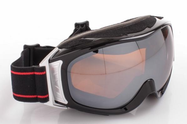 Маска гірськолижна Bliz Slope Pro OTG Black / Orange w Silver Mirro, фото 1