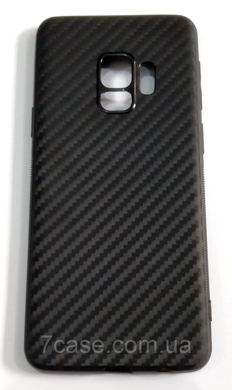 Чохол для Samsung Galaxy S9 G960 силіконовий карбон