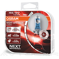 Автолампы OSRAM Night Breaker Laser +150% Н4 64193NLHCB 2шт в комплекте