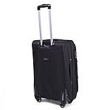 Чемодан дорожній на 4 колесах з цупкої тканини CODURA 1200D 360* Валіза 66х43х28см WINGS 1708 , середній ЗЕЛЕНИЙ, фото 9