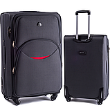 Чемодан дорожній на 4 колесах з цупкої тканини CODURA 1200D 360* Валіза 66х43х28см WINGS 1708 , середній ЗЕЛЕНИЙ, фото 7