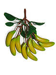 Гілка штучного банана 9-ка, фото 2