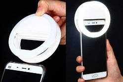 Selfie Ring Світлодіодне кільце для селфи RK-14 біле