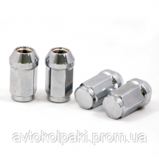 Гайка колісна конус хром М12*1,25 (L40 NEX 19)