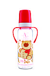 Пляшка 250 мл з малюнком і ручками (BPA FREE) колекція "Кольорова ферма" 1шт. ТМ Canpol Babies, фото 3