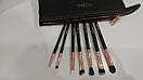 Набір пензлів Iconic London Complete Eye Set Black and Rose Gold (7 штук), фото 5