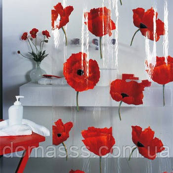 Шторка для душа, вінілова SPIRELLA POPPY