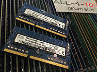 Оперативна пам`ять HYNIX DDR3 2GB 1.35V SO-DIMM PC3 12800S 1600mHz Intel/AMD