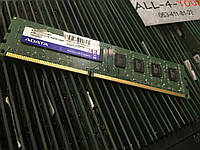 Оперативна пам`ять ADATA DDR3 4GB PC3 10600U 1333mHz Intel/AMD