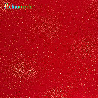 Фетр м'який з напиленням ЧЕРВОНИЙ, 23x30 см, 1.3 мм, США