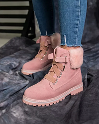 Чоботи UGG D&K Sheepskin Pink