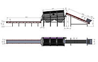 Линия для сортировки твердых бытовых отходов до 20000 тонн в год