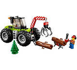 Лего Lego City Лесоповальний трактор 60181 Forest Tractor, фото 3