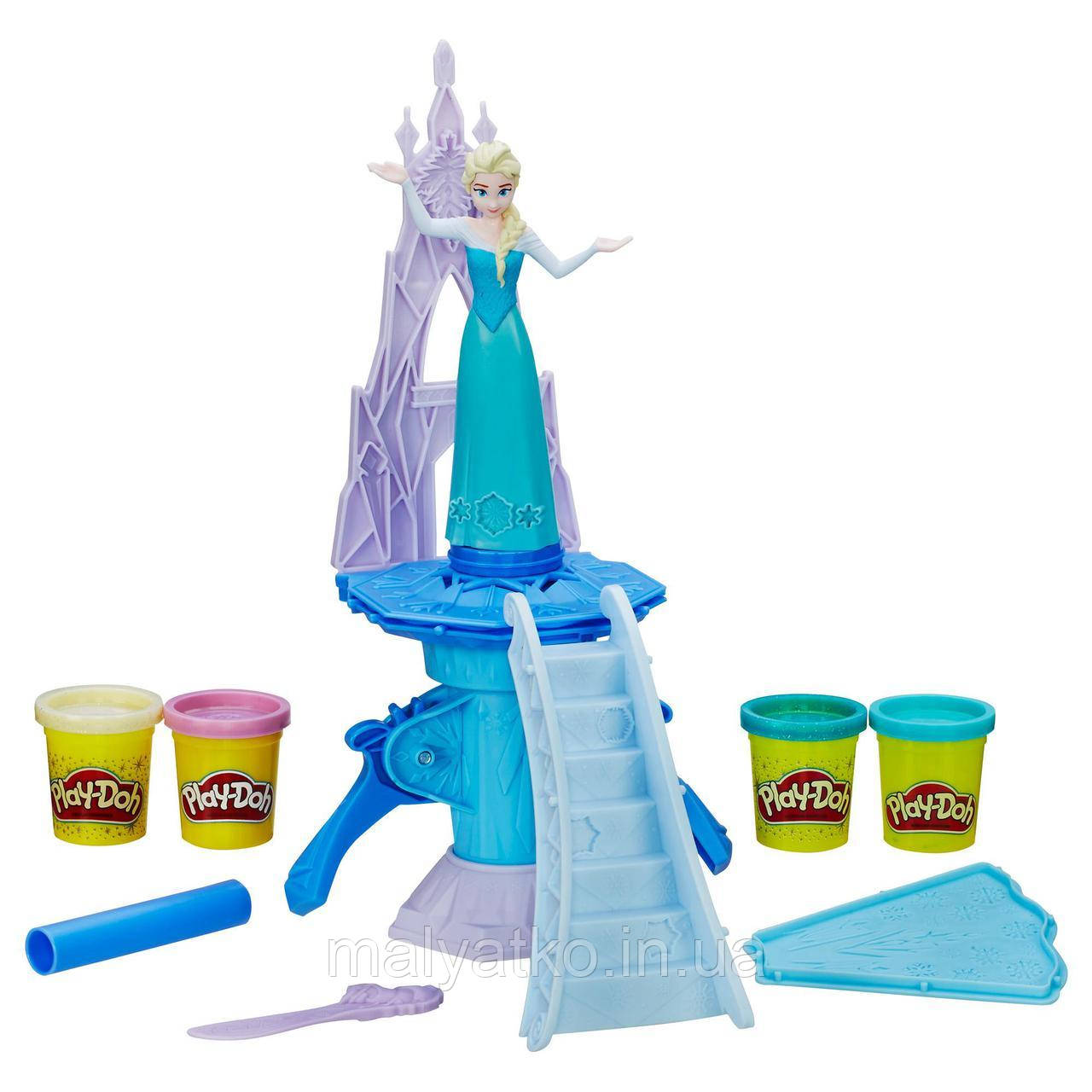 Play-Doh frozen Enchanted Ice Palace Плей до крижаний замок Ельза