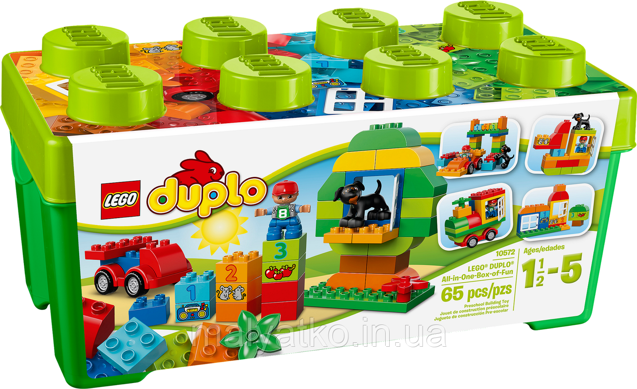 LEGO Duplo Універсальний набір Весела коробка Creative Fun Box 10572, фото 1