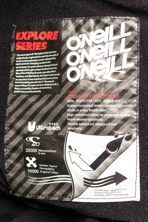 Уцінка Жіночі гірськолижні штани ONeil Fantastic XXL White Висіли на вітрині, присутнє мінімальне забруднення, фото 2