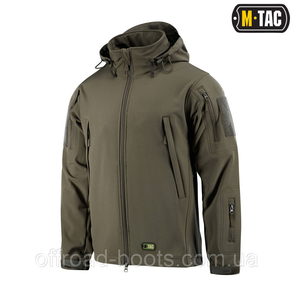 Непромокаєма куртка Soft Shell M-Tac olive