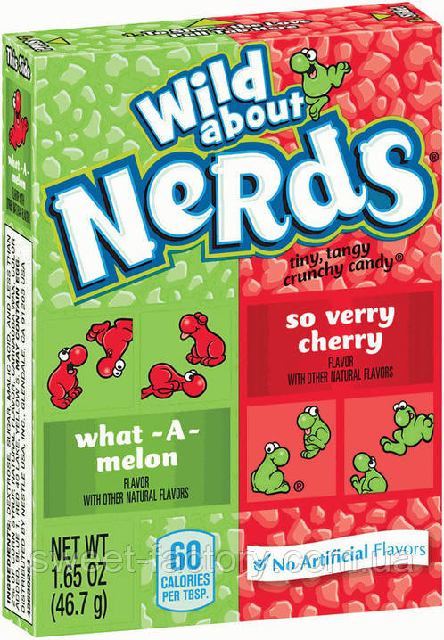 Драже Nerds Watermelon & Cherry 46g, фото 1