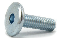 Гвинт меблевий з плоскою головкою М6х100 D13,3 цб INB S4 (50 шт/уп)