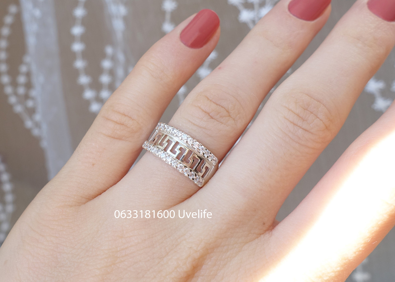 Серебряное кольцо Версаче - фото 2 - id-p268735550