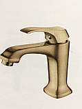Змішувач для умивальника SANTEP 153-1 Бронза, фото 2
