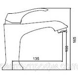 Змішувач для умивальника SANTEP 153-1 Бронза, фото 4