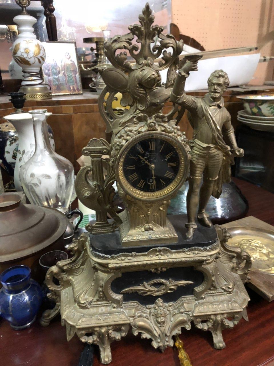 Годинник камінні Вельможа, 19 століття. Франція