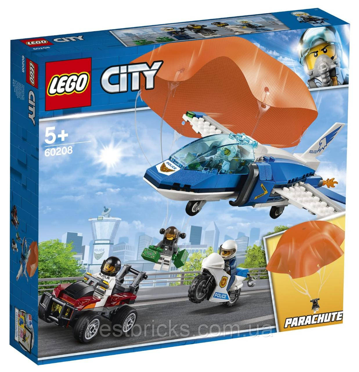 Lego City Повітряна поліція: арешт парашутиста 60208, фото 1