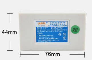 Акумулятор для одягу з підігрівом, Li-Polymer 3800 mAh, 3.7V, DC гніздо, 3 рівня температури, фото 5