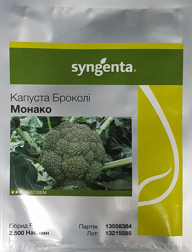 МОНАКО F1 (2500 шт.) — Капуста Броколі, Syngenta