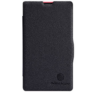 Шкіряний чохол книжка Nillkin для Nokia X чорний