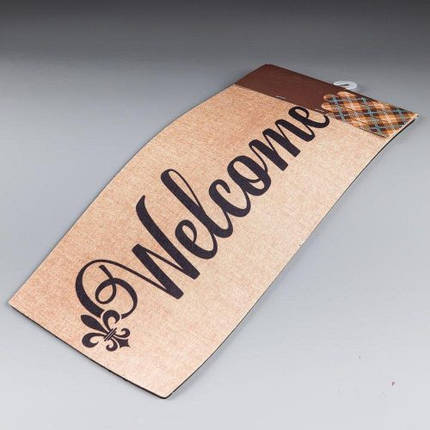 Придверний килимок Elisey 56 х 26 см 007WO килимок під двері до передпокою VE, фото 1