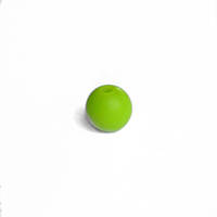 9мм (зеленый) круглая, силиконовая бусина