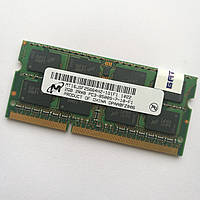 Оперативна пам'ять для ноутбука Micron SODIMM DDR3 2Gb 1066MHz PC3-8500s 2R8 CL7 (MT16JSF25664HZ-1G1F1) Б/В