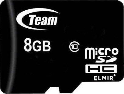 Картка пам'яті micro SDHC 8Gb Team (TUSDH8GCL1002), Class 10