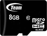 Картка пам'яті micro SDHC 8Gb Team (TUSDH8GCL1002), Class 10