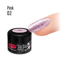 Гель-паста PNB Star Way UV/LED Gel Paste 02 Pink/Розовый 5 мл