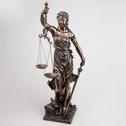 Статуетка для підлоги Veronese Феміда 73 см 72919 фігурка для підлоги статуя веронезе богиня правосуддя VE, фото 1