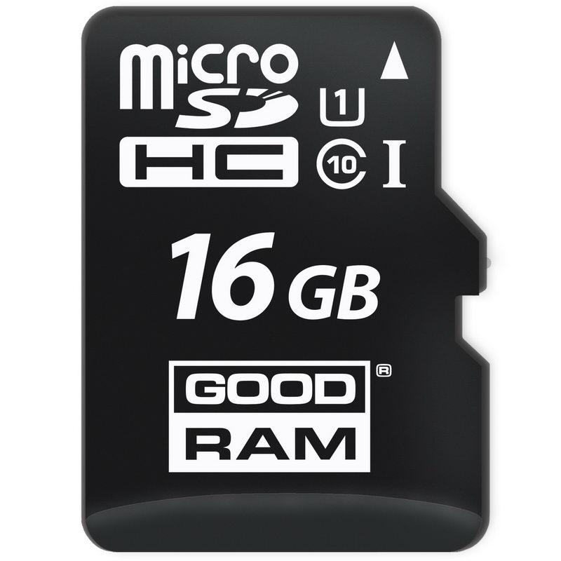 Картка пам'яті micro SDHC 16Gb GoodRam UHS-I (M1A0-0160R11), Class 10