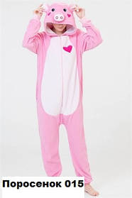 Піжама Кигуруми для всієї родини Порося 015
