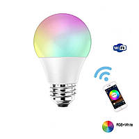 Wi-Fi RGB LED-лампа (Е27) 7 Вт