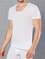 Чоловіча біла футболка з тонкої бавовни Doreanse 2525