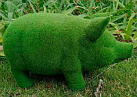 Декоративная фигурка для сада "Green Pig"