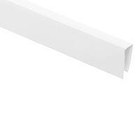 Стартовий профіль "L" пластикови білий 6 м (На даний тип товару доставка Новою поштою не здійснюється)