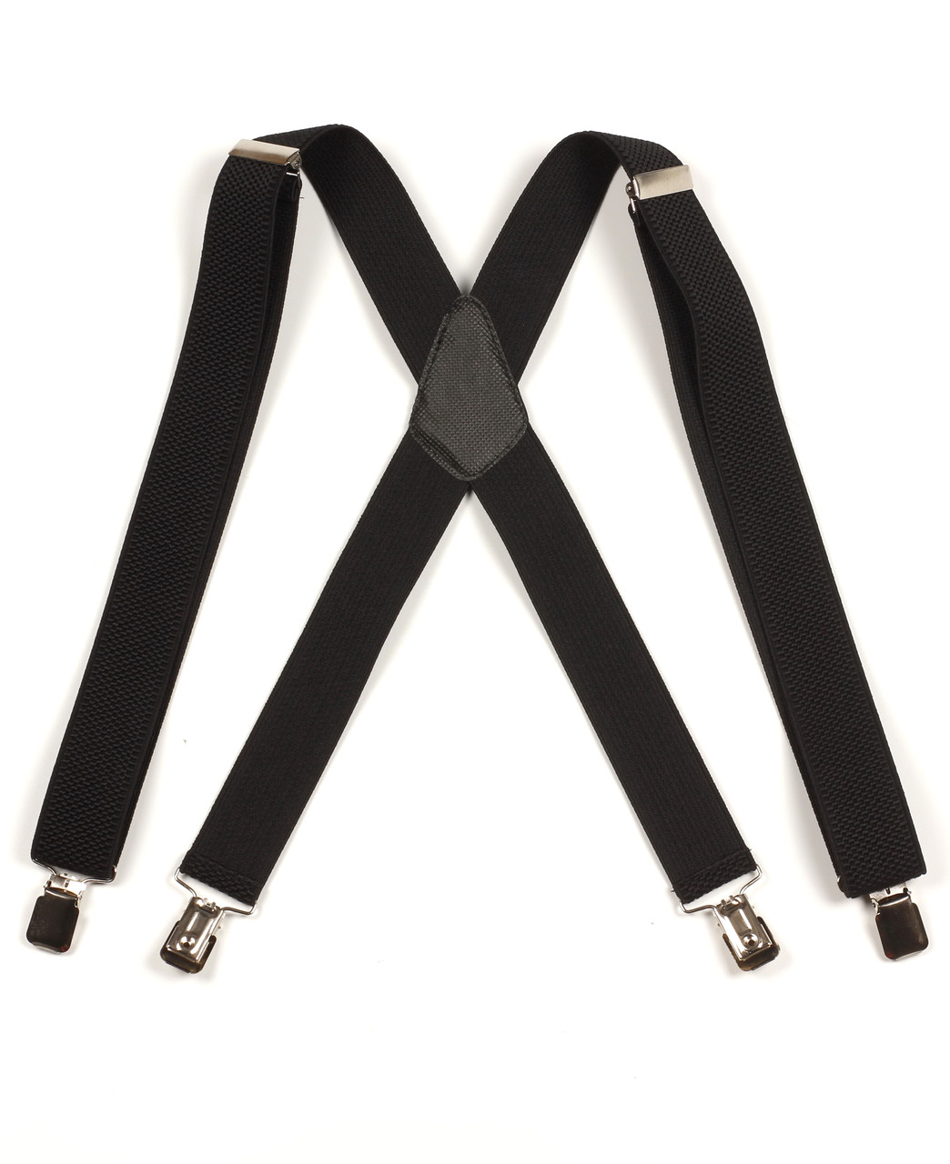 Підтяжки дорослі чоловічі середні однотонні X35 Top Gal чорні