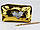 Косметичка K-003-31 в паєтках золота, фото 3