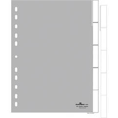 Роздільники пластикові 1-5 формату A4 DURABLE