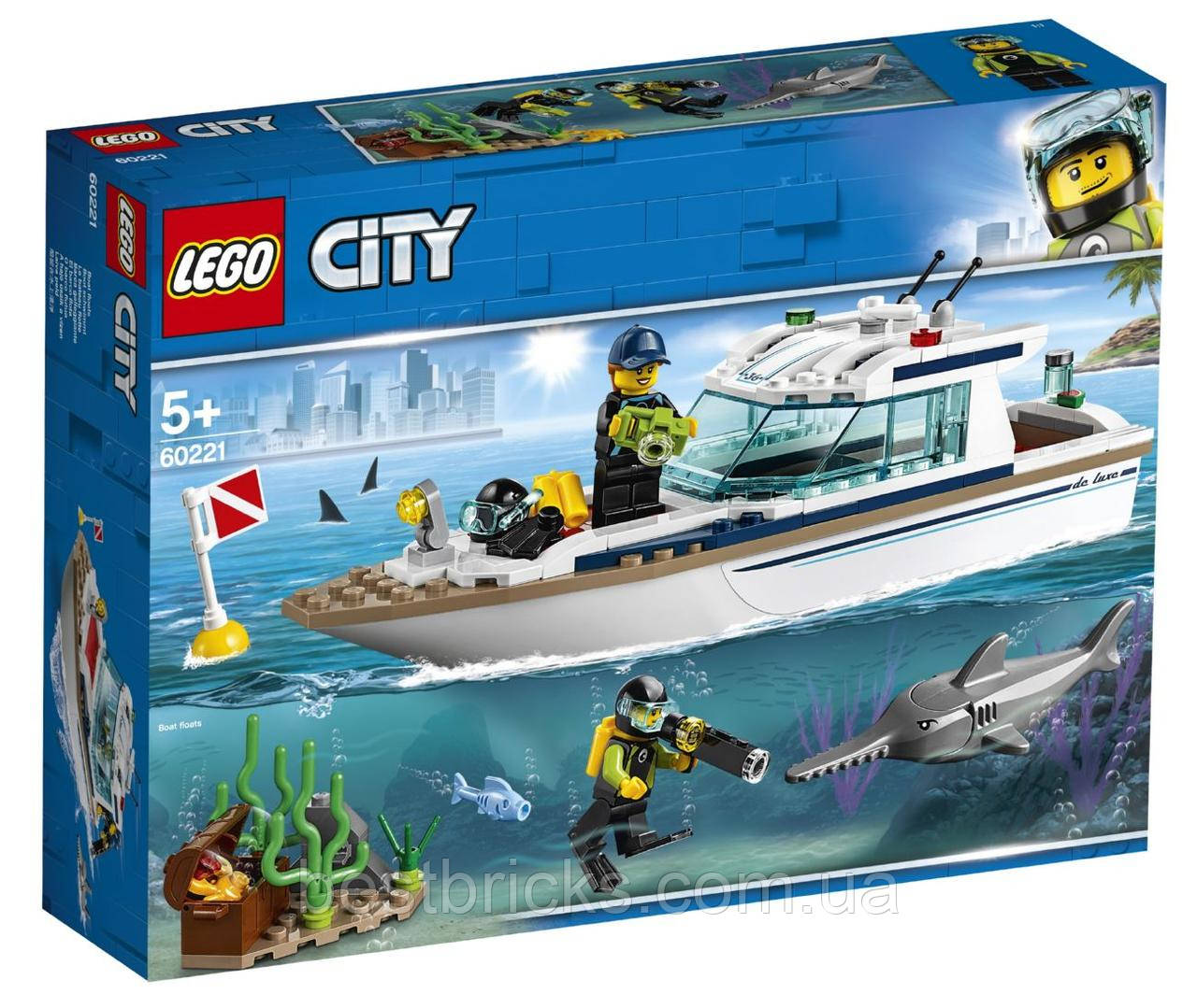 Lego City Яхта для дайвінгу 60221, фото 1