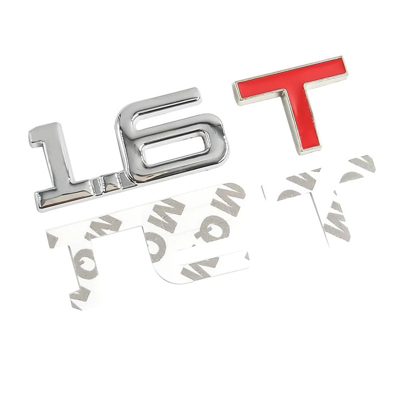 3D-емблема "1_6" — метал хром, фото 1