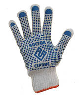 Робочі рукавички з ПВХ точкою «Світка» 750 г.